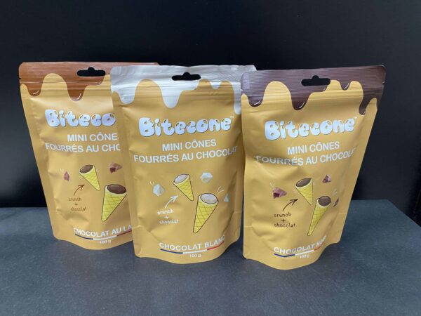 Petits biscuits chocolatés Bitecone
